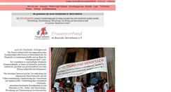 Desktop Screenshot of frauenverband-bdv.de